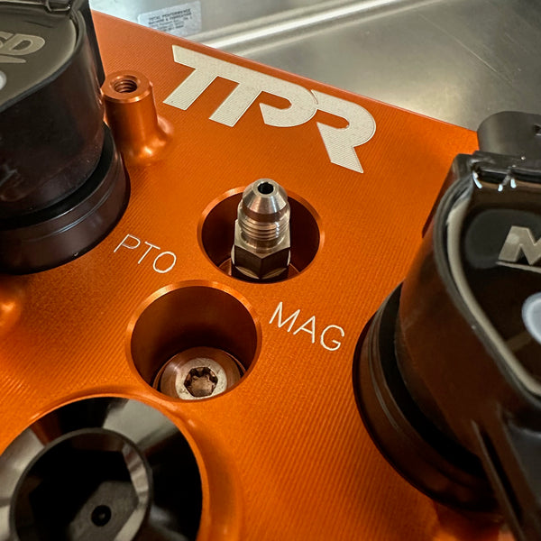 TPR016 - ORANGE Billet Valve Cover - Turbo R / Pro XP
