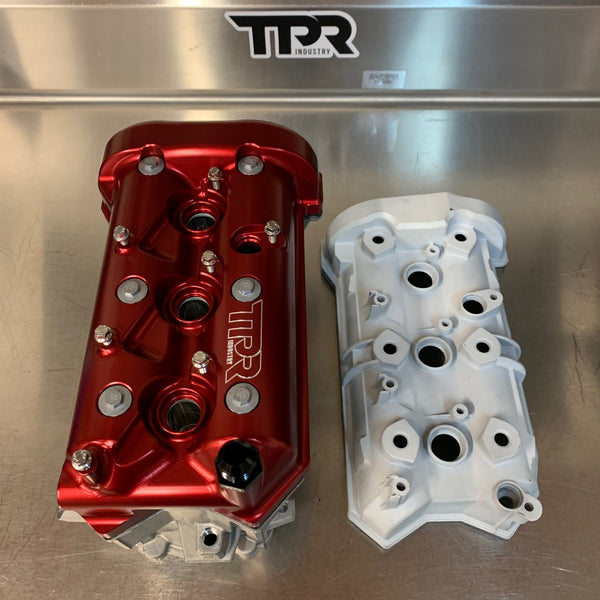 TPR110 - RED Billet Valve Cover - X3