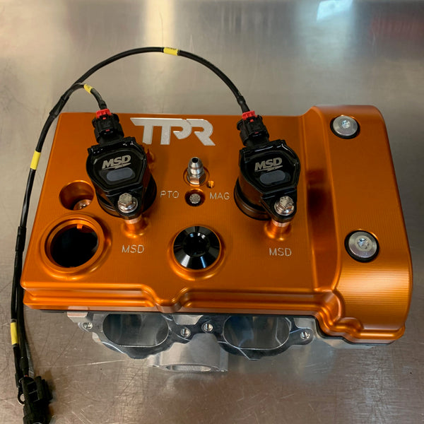 TPR010 - ORANGE Billet Valve Cover - RZR