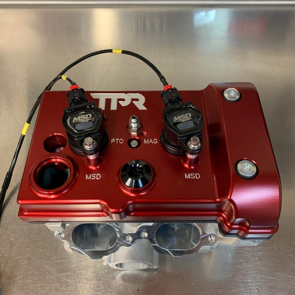 TPR010 - RED Billet Valve Cover - RZR