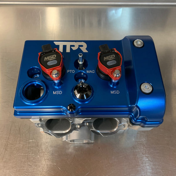 TPR016 - BLUE Billet Valve Cover - Turbo R / Pro XP